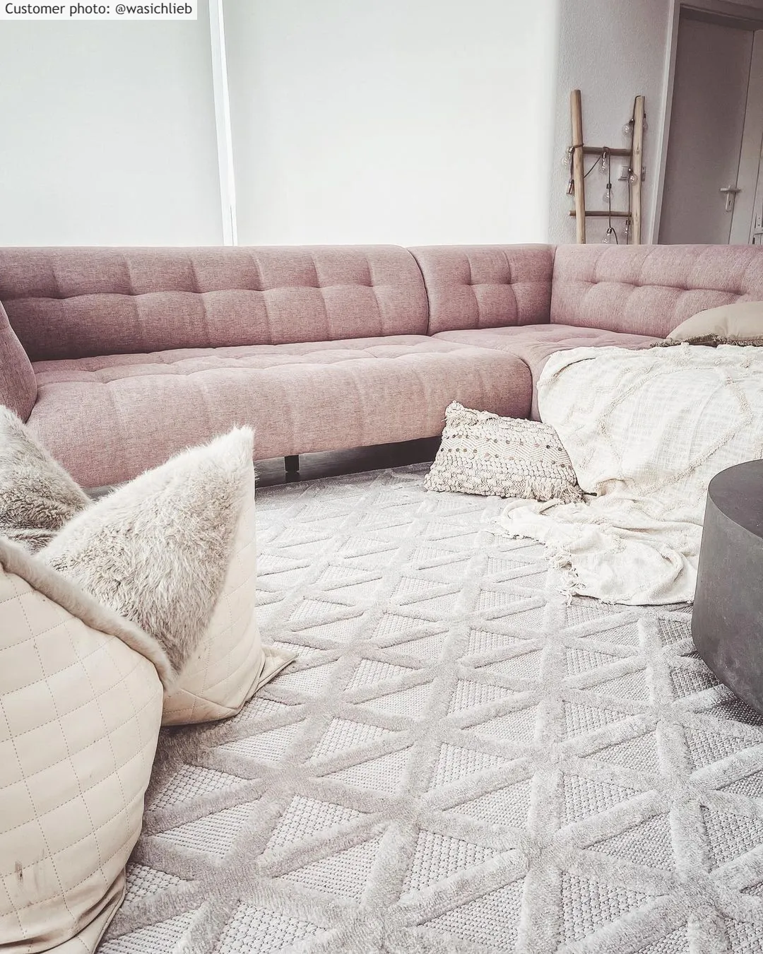 Shaggy intérieur-extérieur - Aberdeen (beige)