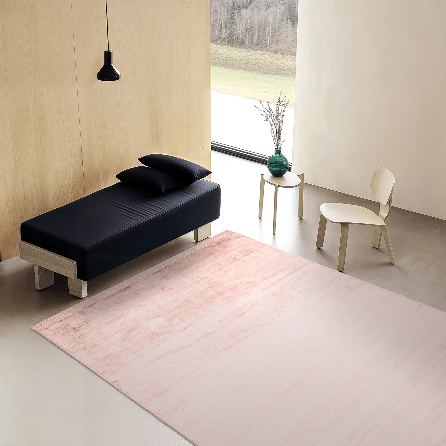 Tapis Wilton - Art Silk (rose ancien)