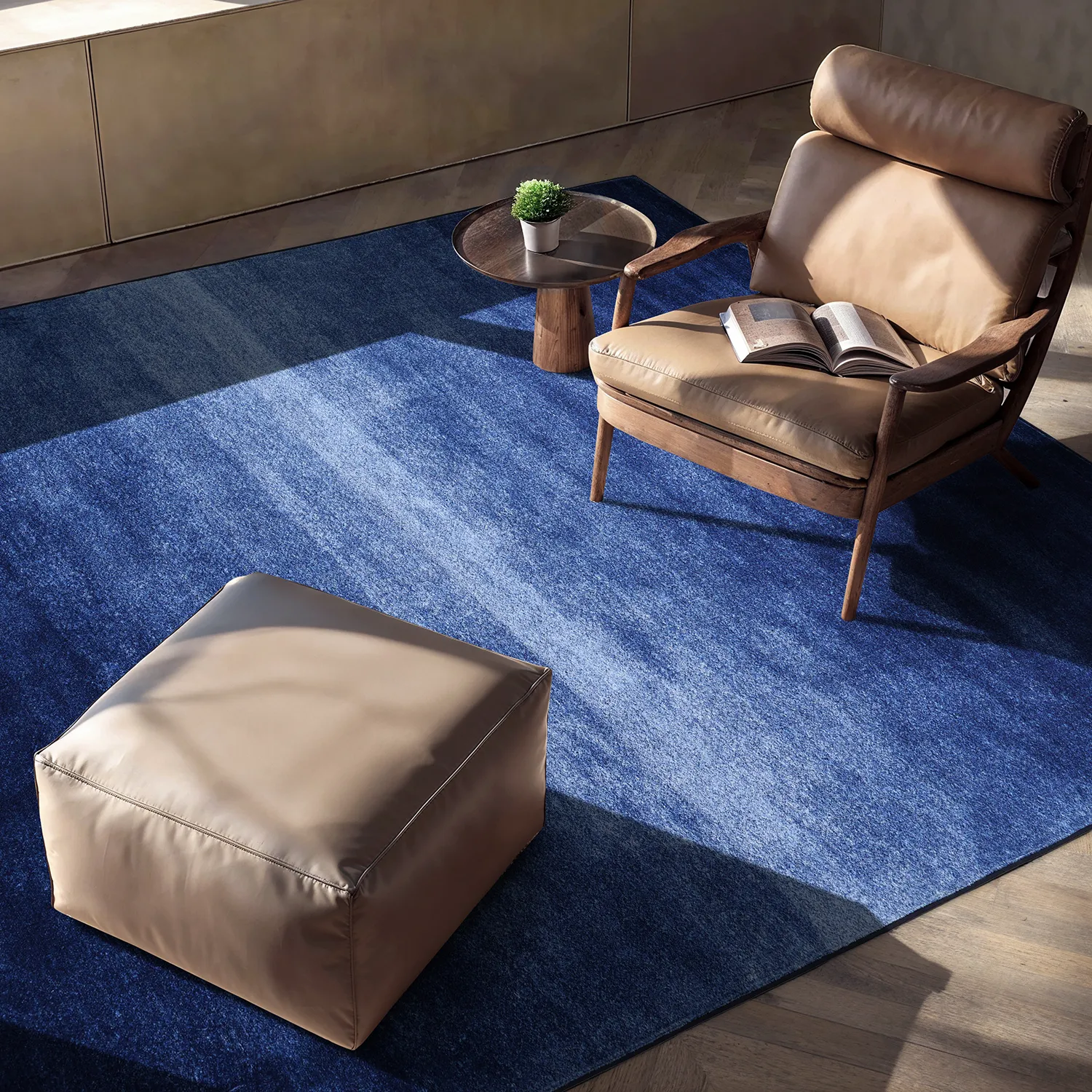 Tapis Wilton - Bacalar (bleu foncé)
