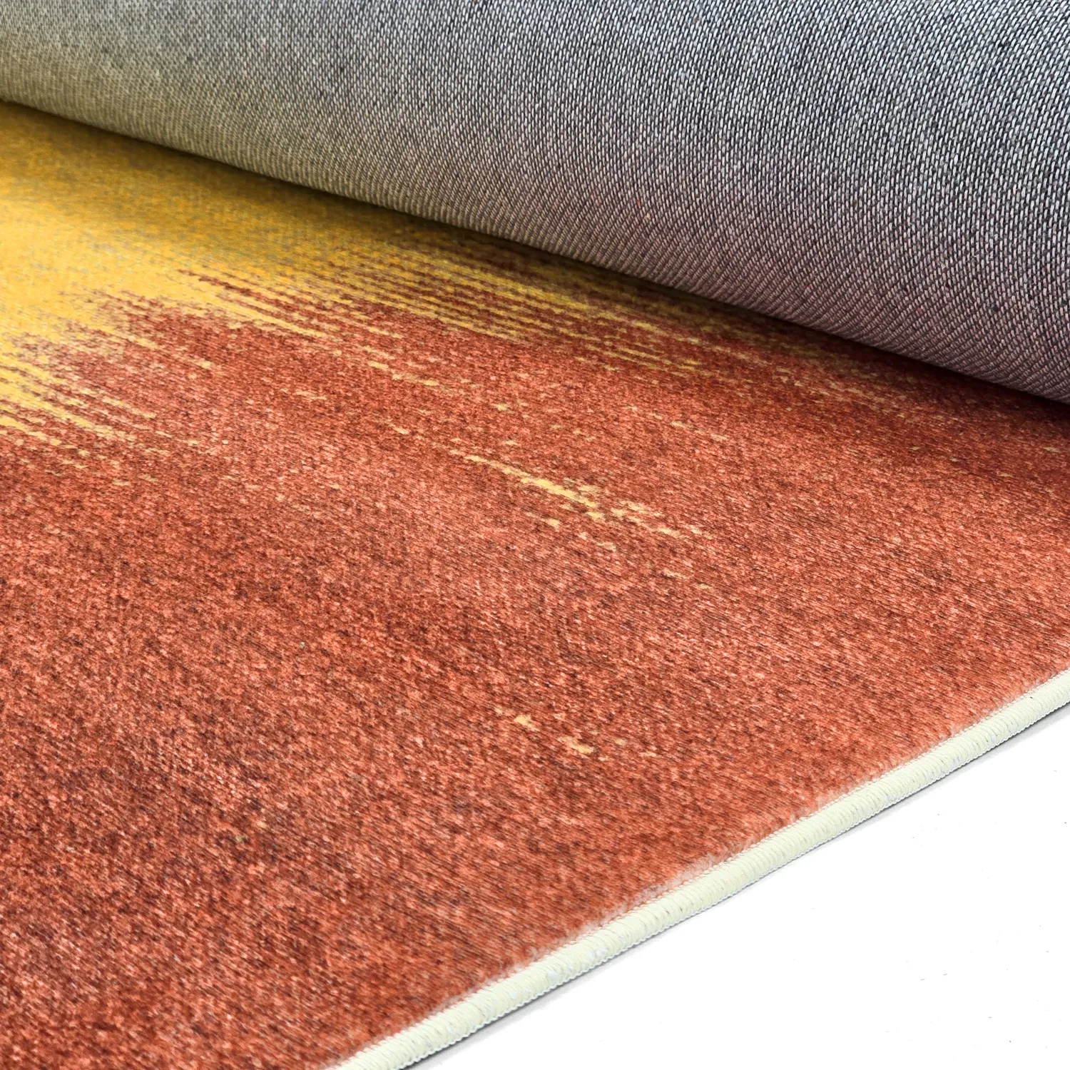 Tapis Wilton - Cara (orange/jaune)