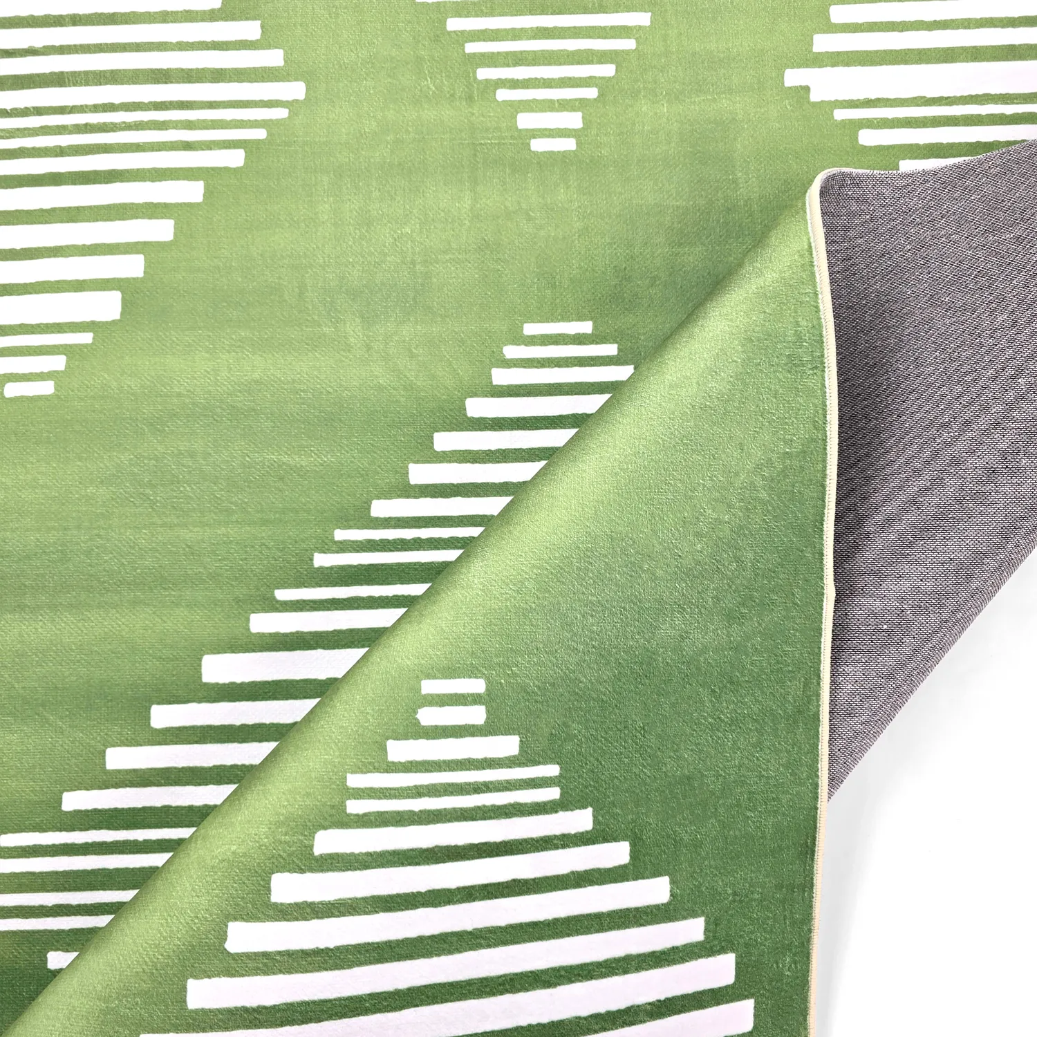 Tapis Wilton - Carmen (vert/blanc)
