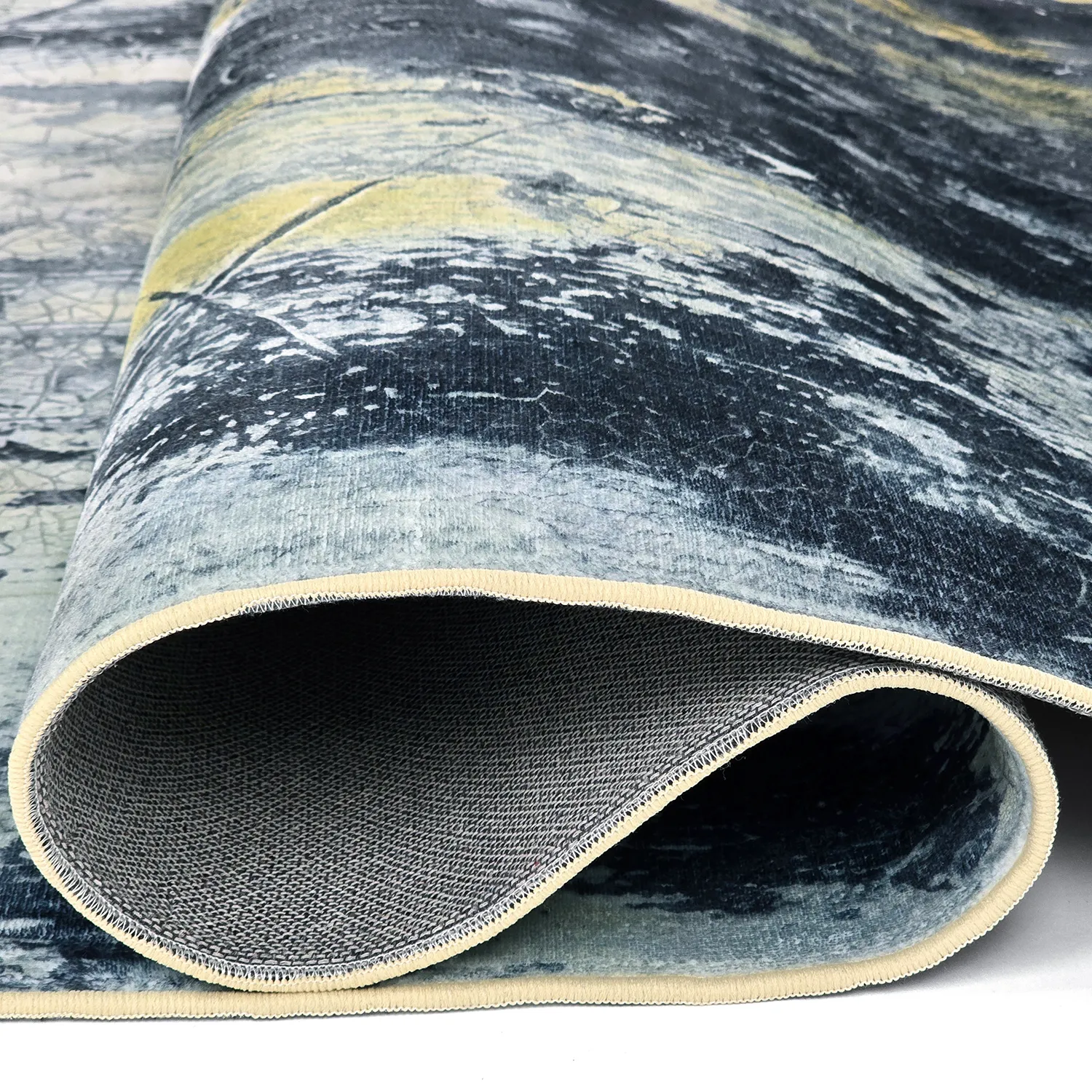 Tapis Wilton - Dolmio (noir/jaune)