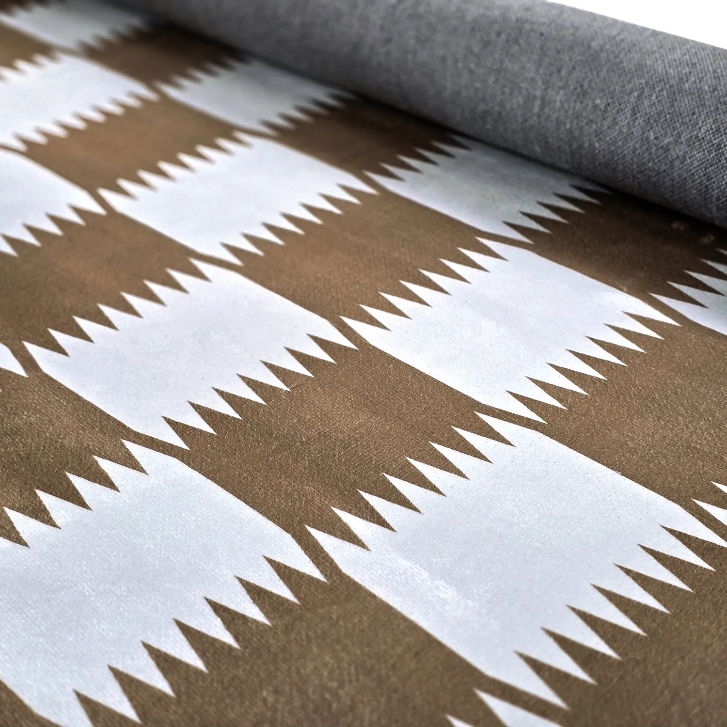 Tapis Wilton - Gobi (marron/blanc)
