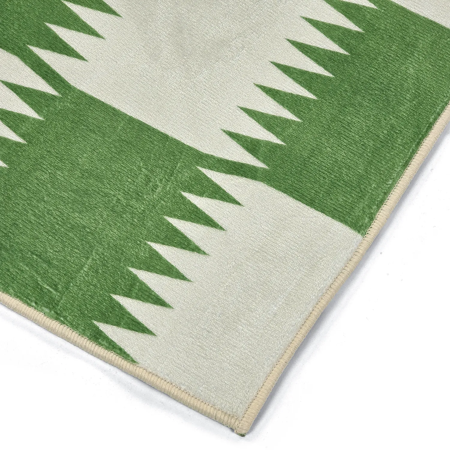 Tapis Wilton - Gobi (vert/blanc)