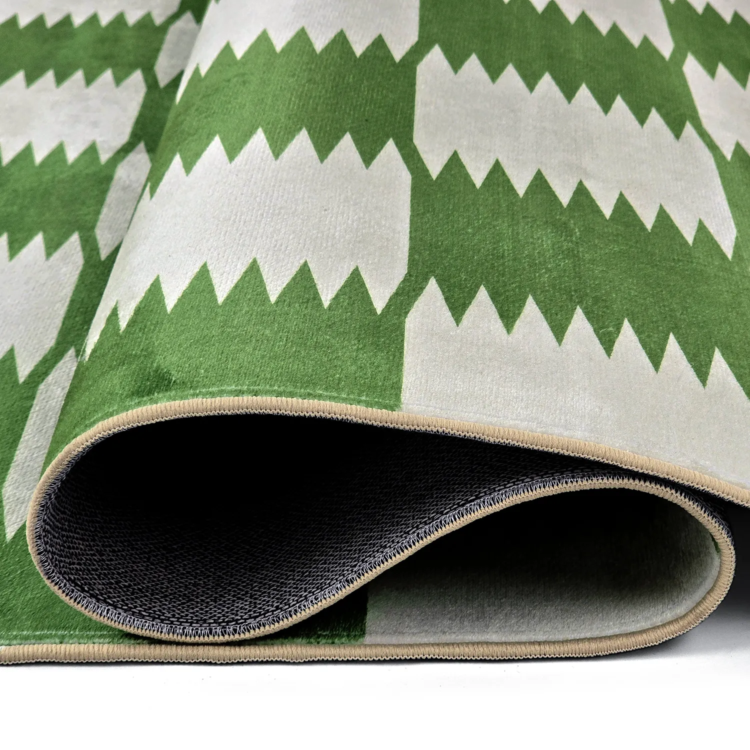 Tapis Wilton - Gobi (vert/blanc)