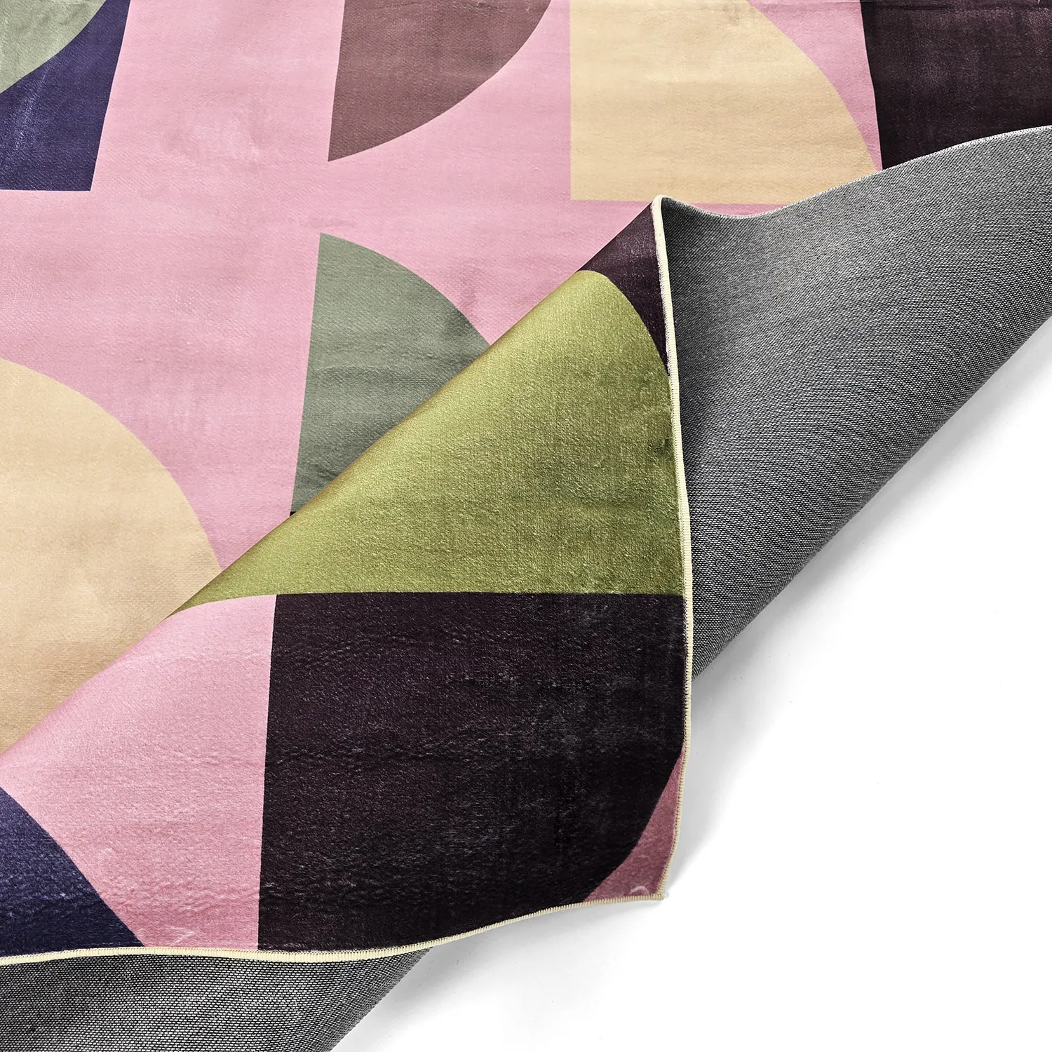 Tapis Wilton - Kalami (rose/multicolore)