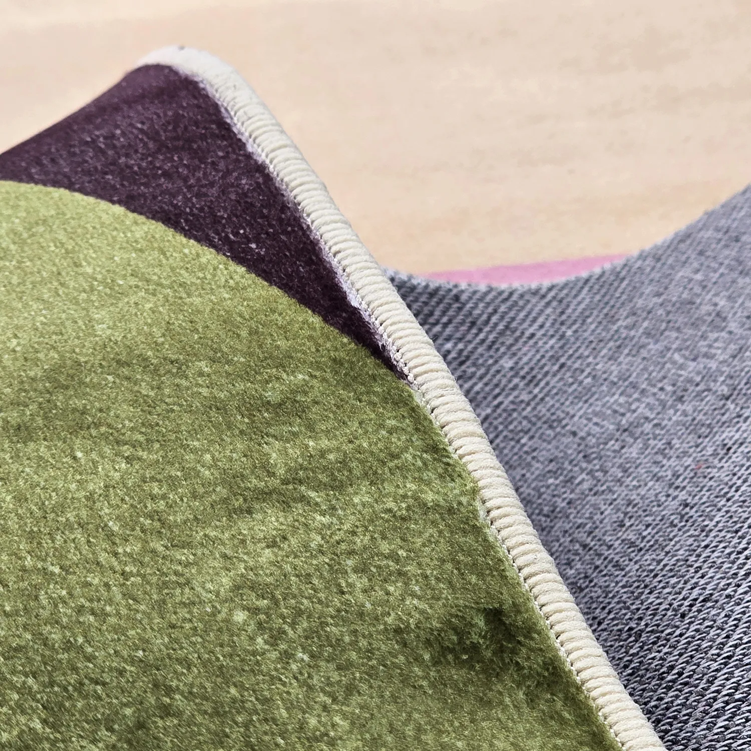 Tapis Wilton - Kalami (rose/multicolore)