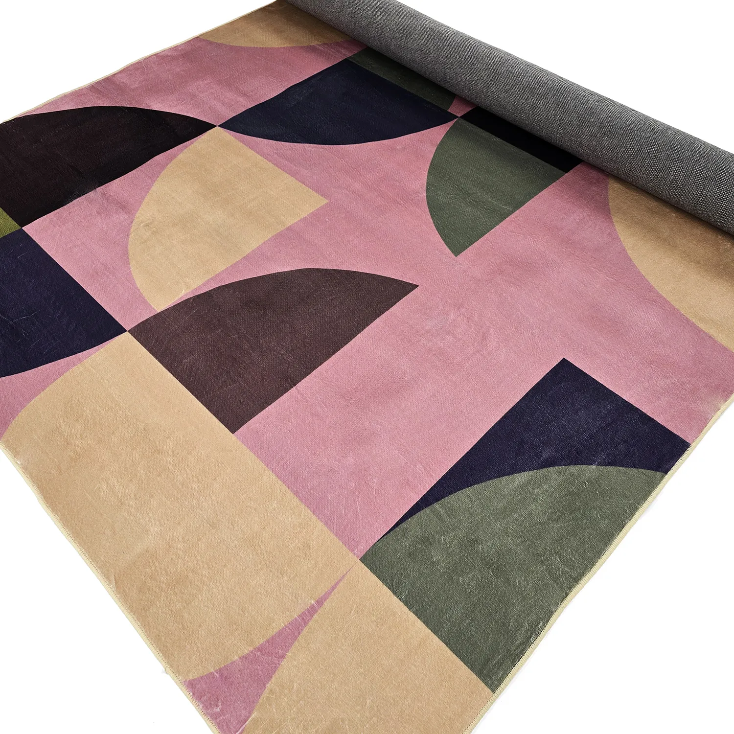 Tapis Wilton - Kalami (rose/multicolore)