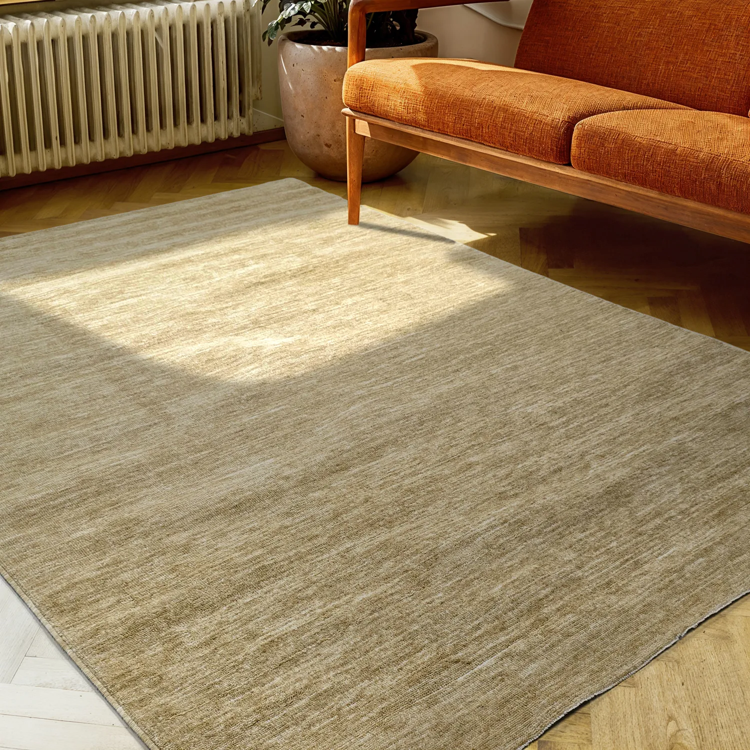 Tapis Wilton - Kither (jaune)