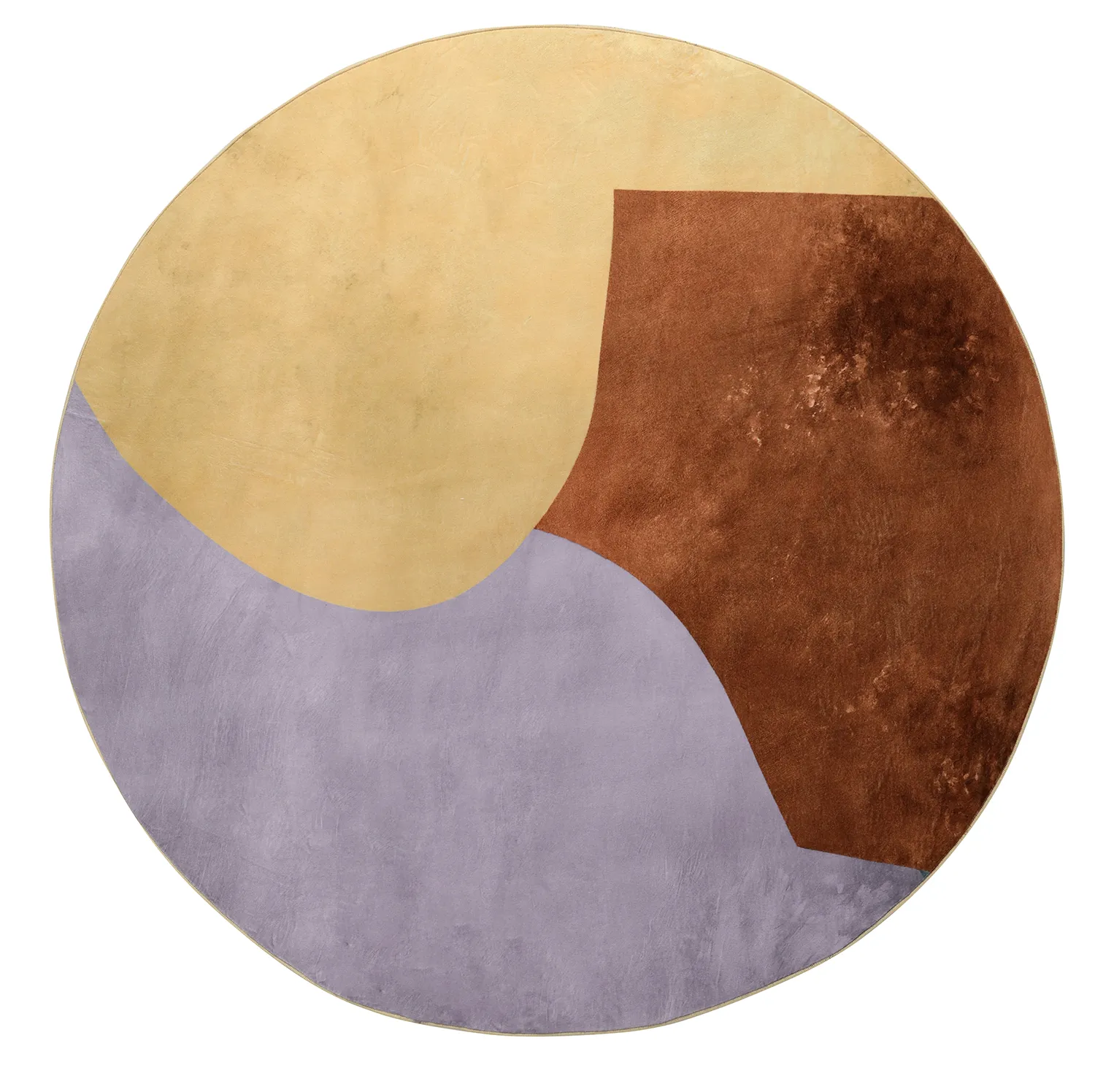 Tapis rond - Lazio (champagne)