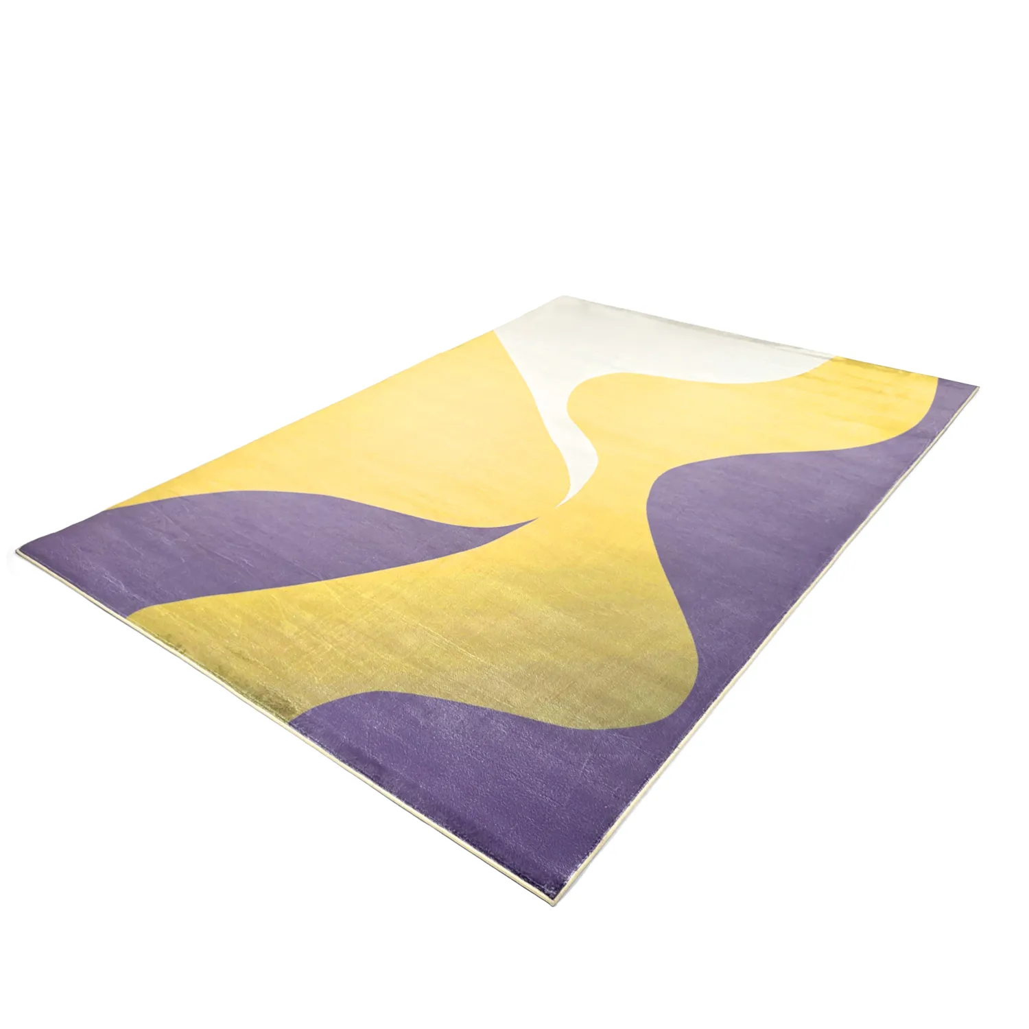 Tapis Wilton - Leiden (jaune/violet)