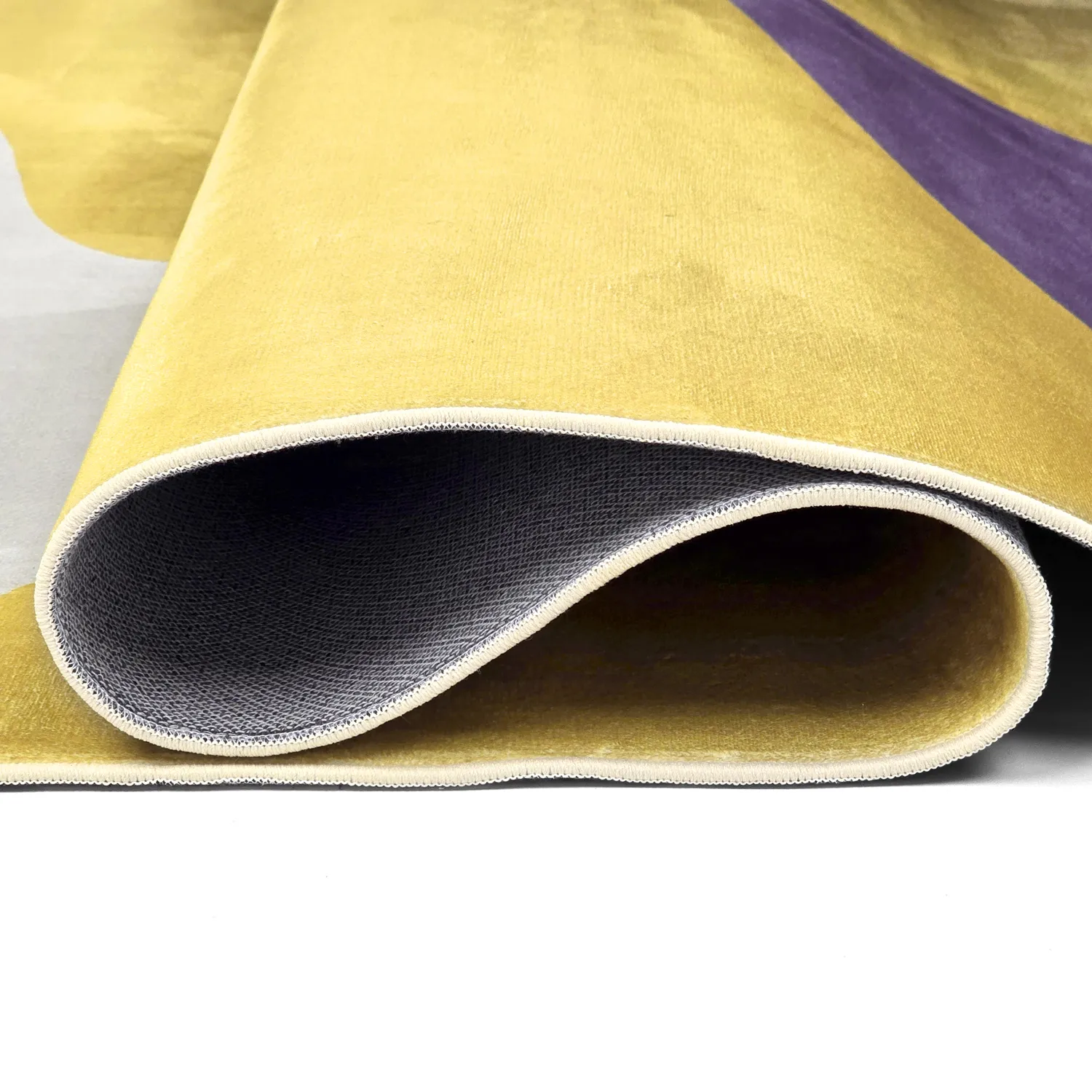 Tapis Wilton - Leiden (jaune/violet)