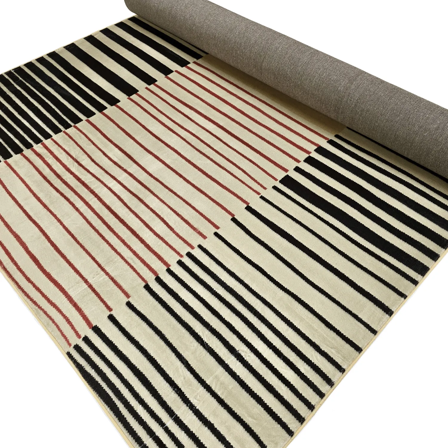 Tapis Wilton - Lorne (rouge/multicolore)