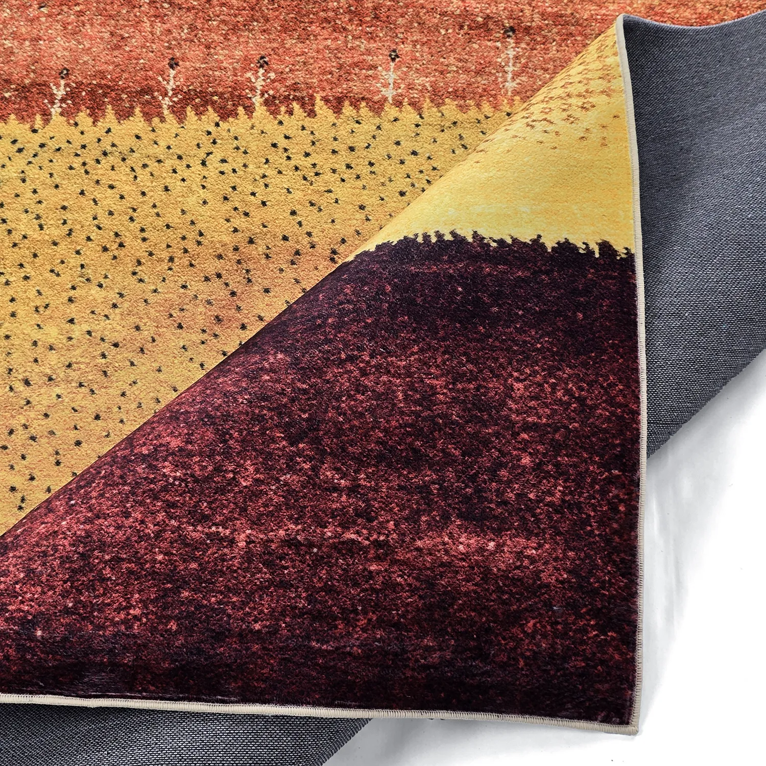 Tapis Wilton - Oia (rouge/multicolore)