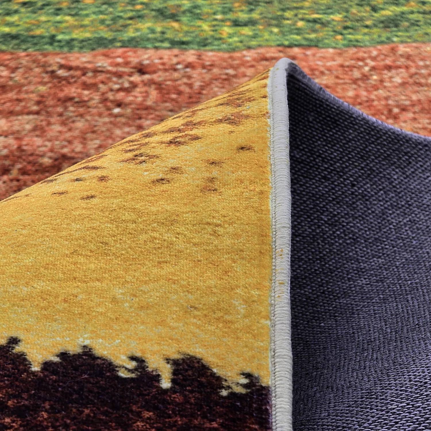 Tapis Wilton - Oia (rouge/multicolore)
