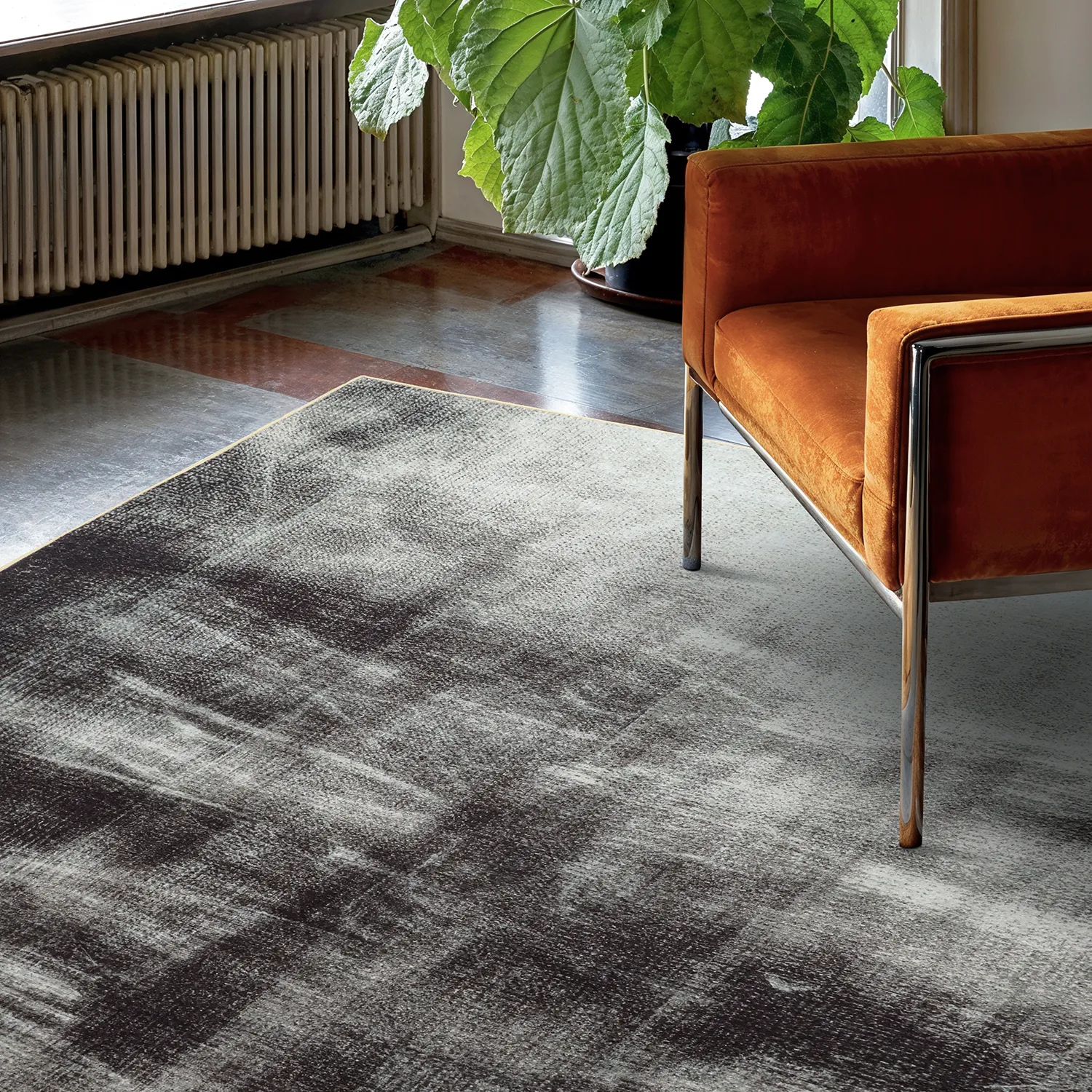 Tapis Wilton - Olmedo (gris/beige)