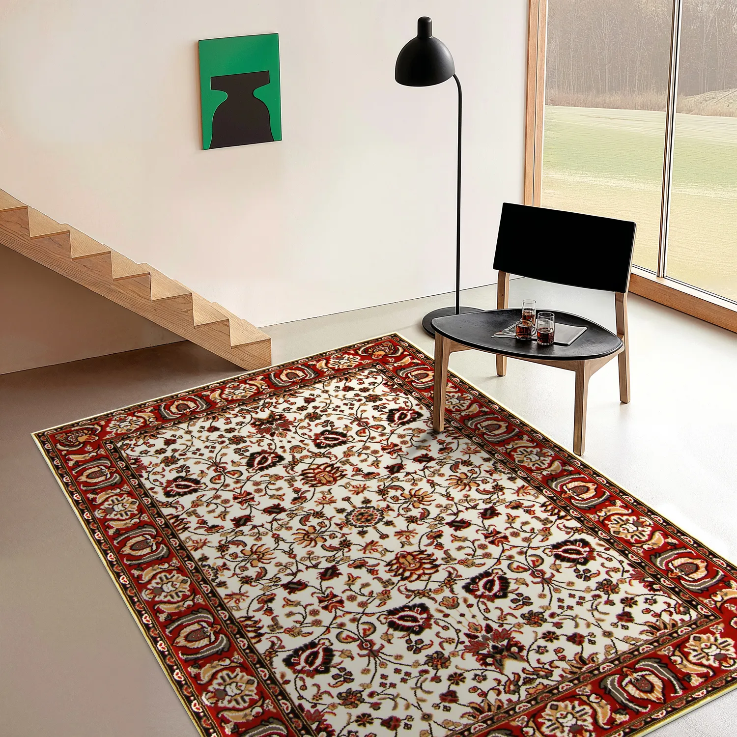 Tapis Wilton - Peking Imperial (blanc)