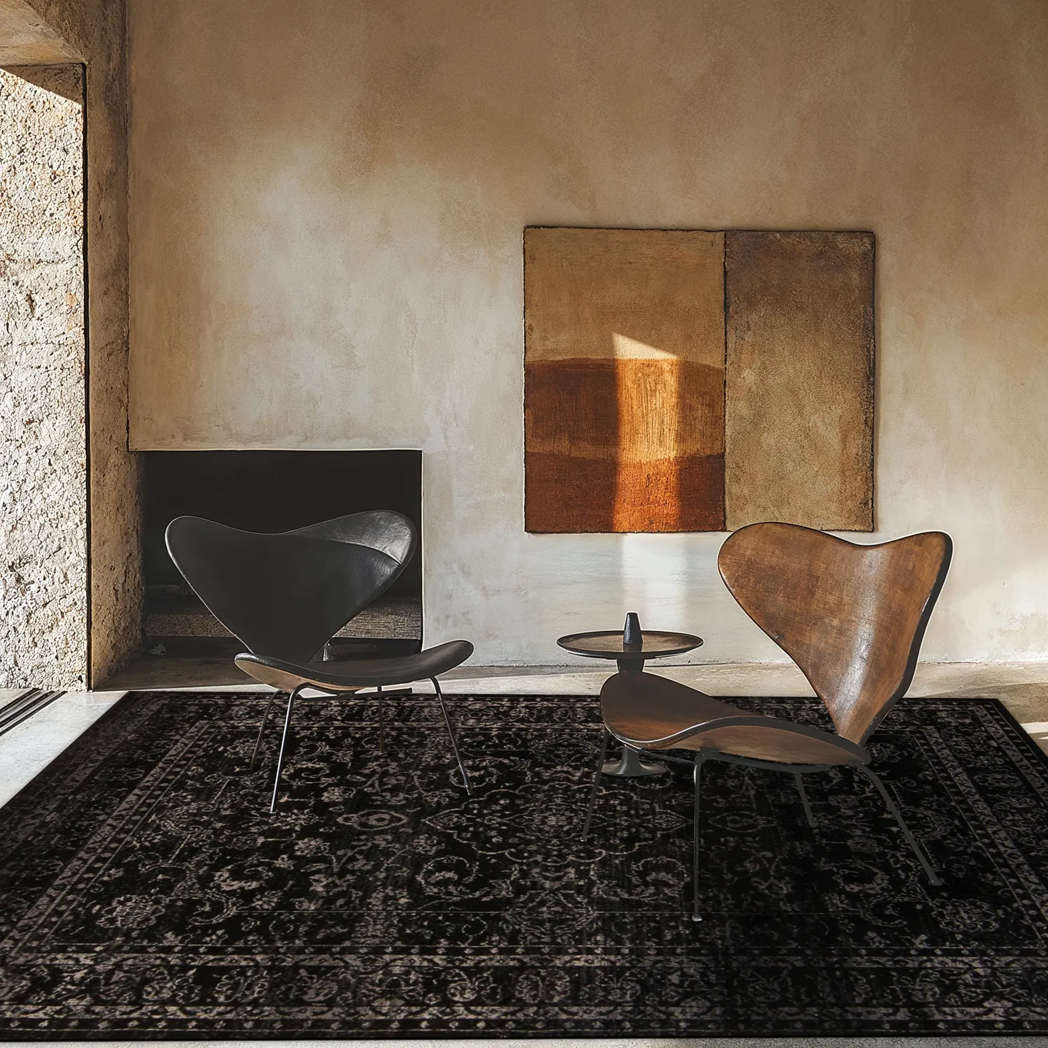 Tapis Wilton - Peking Noble (noir)