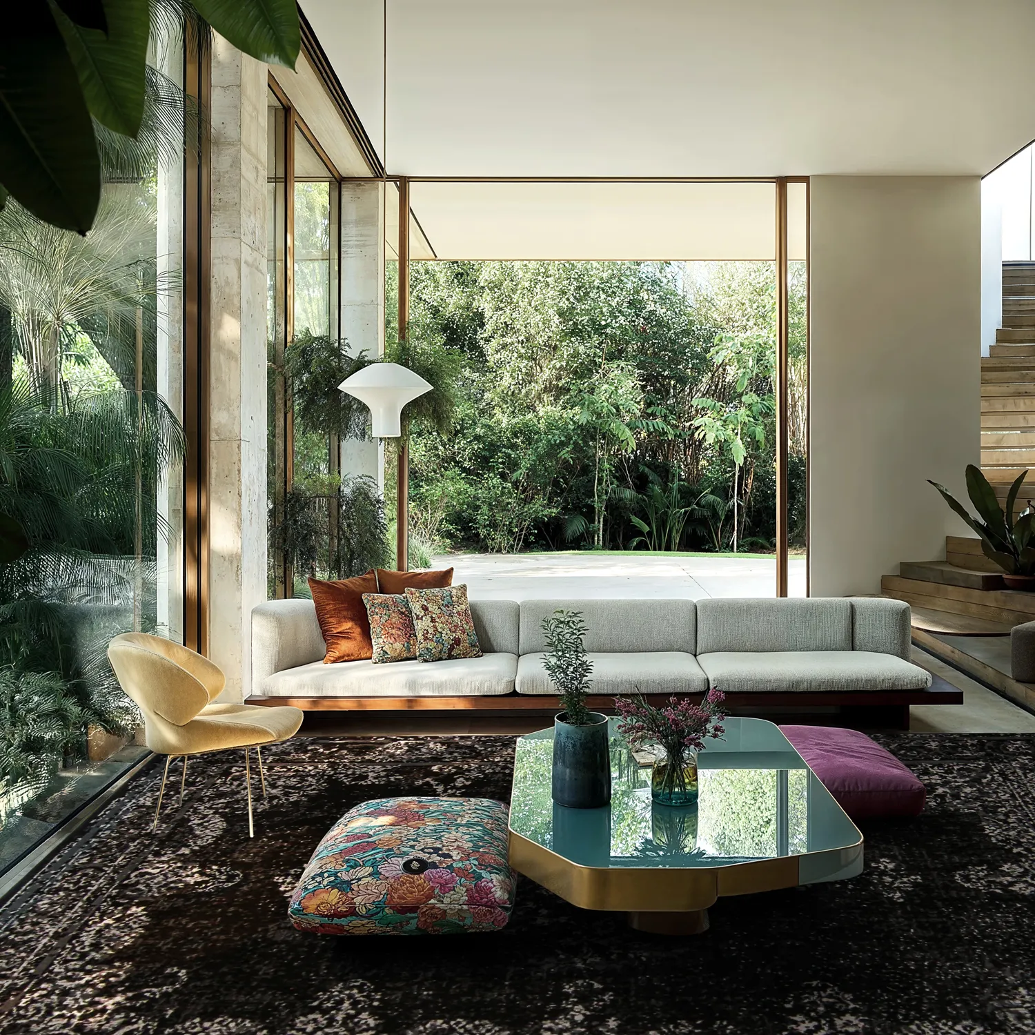 Tapis Wilton - Peking (noir)