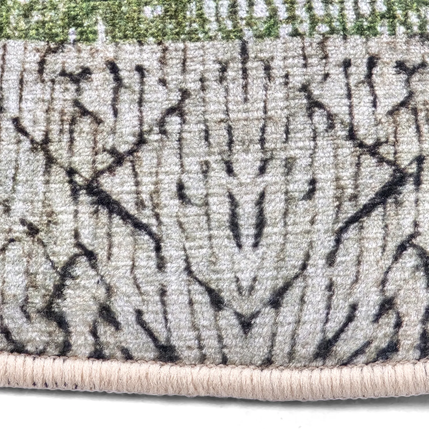 Tapis rond - Rosalie (vert)