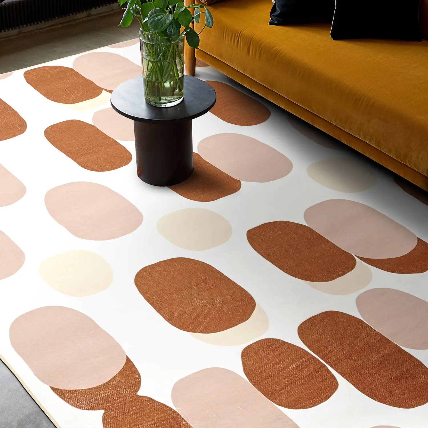 Tapis Wilton - Sapa (marron/multicolore)