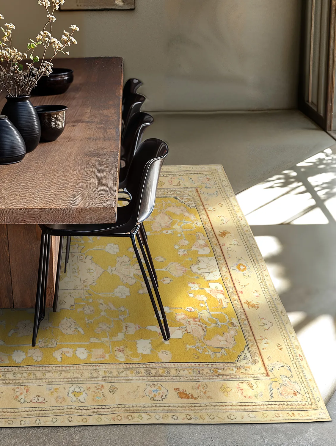 Tapis Wilton - Siwa (jaune)