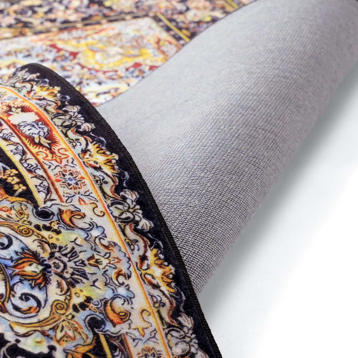 Tapis Wilton - Vakifli (noir/multicolore)