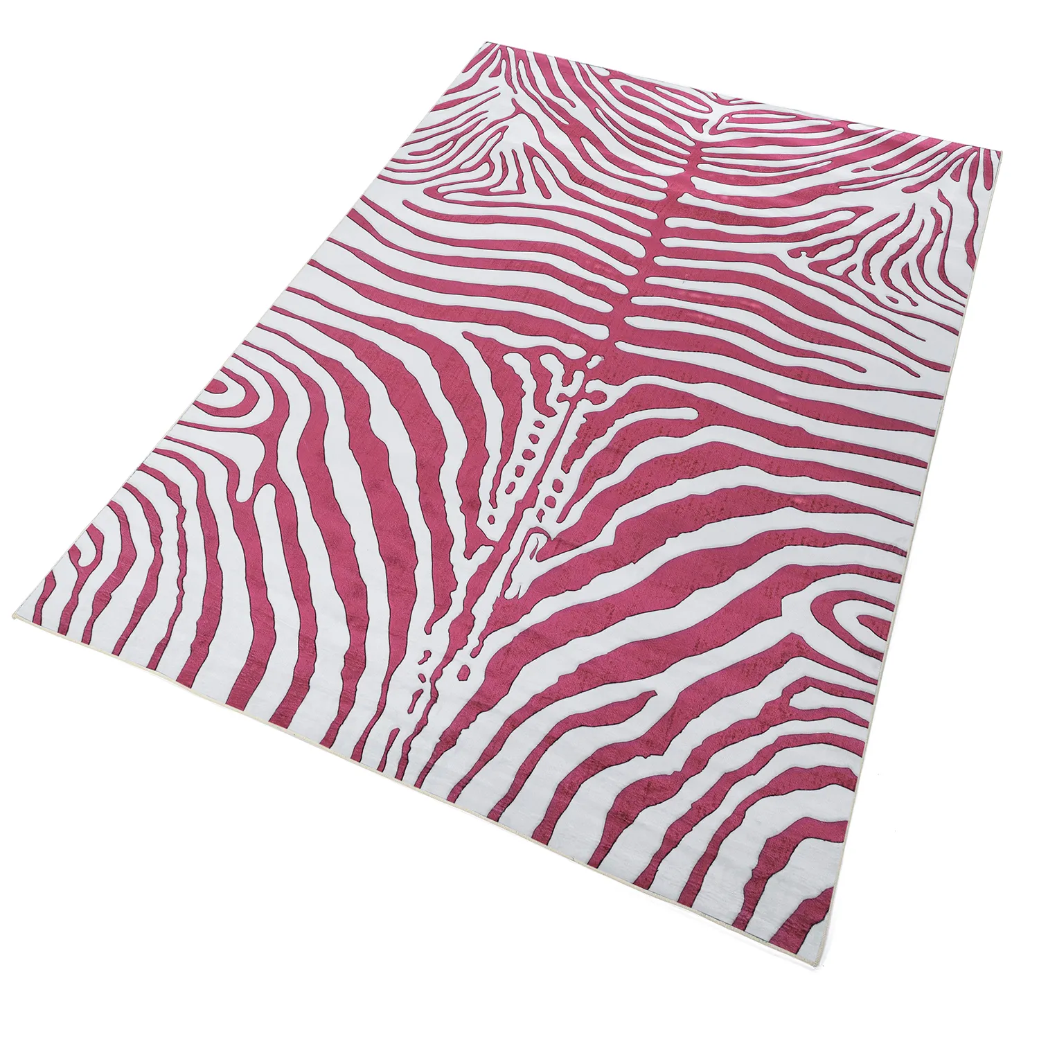 Tapis Wilton - Zebra (rose)