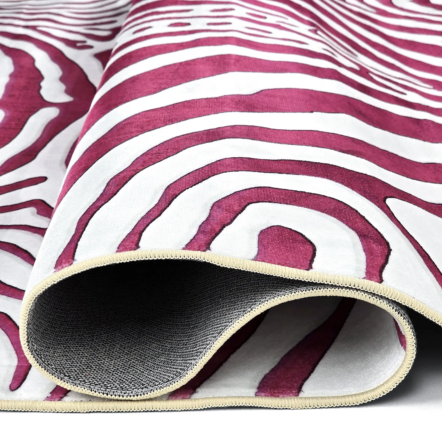 Tapis Wilton - Zebra (rose)