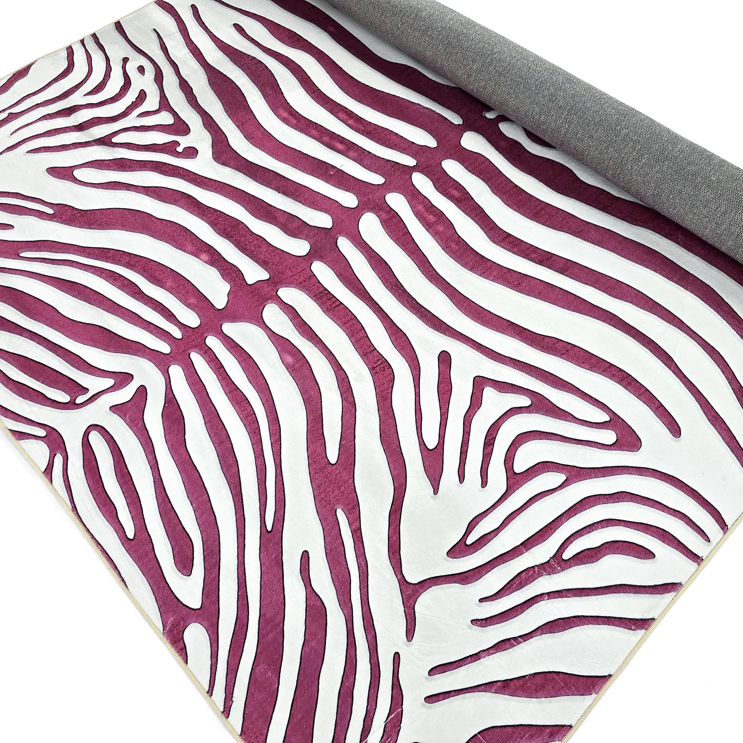 Tapis Wilton - Zebra (rose)