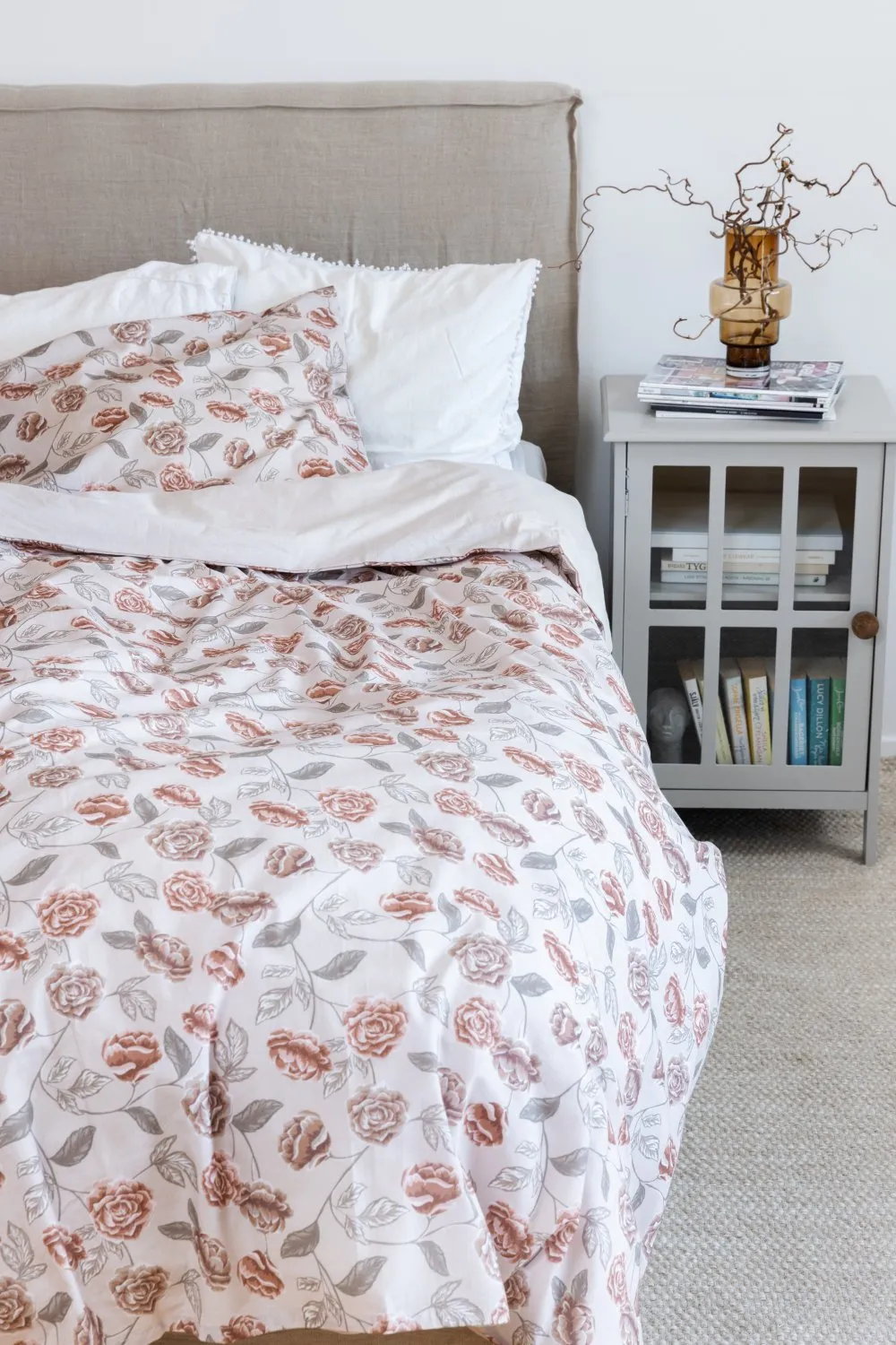 Ensemble de housse de couette - Wreath (rose)