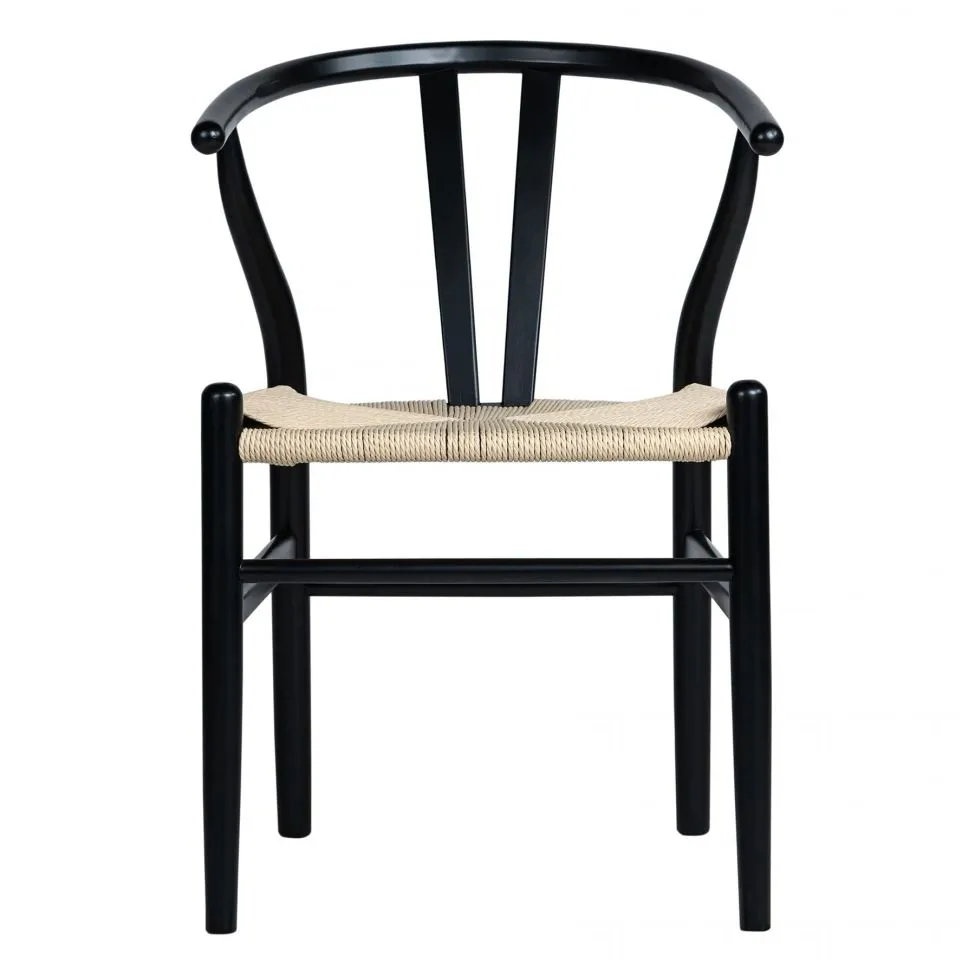 Chaise - Alta (noir/beige) - 2 pièces