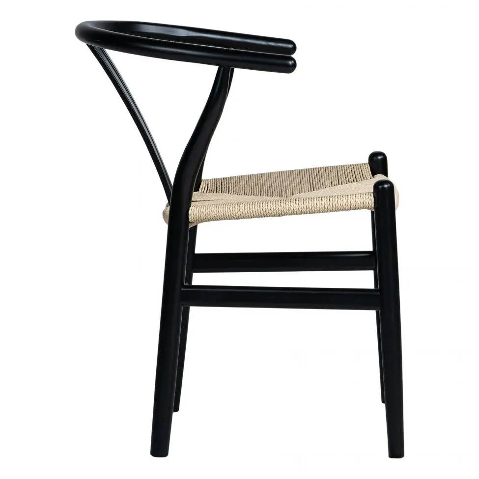 Chaise - Alta (noir/beige) - 2 pièces