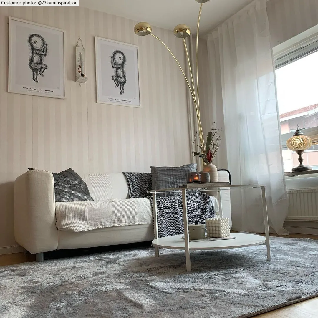 Tapis moelleux - Aranga Super Soft Fur (gris)