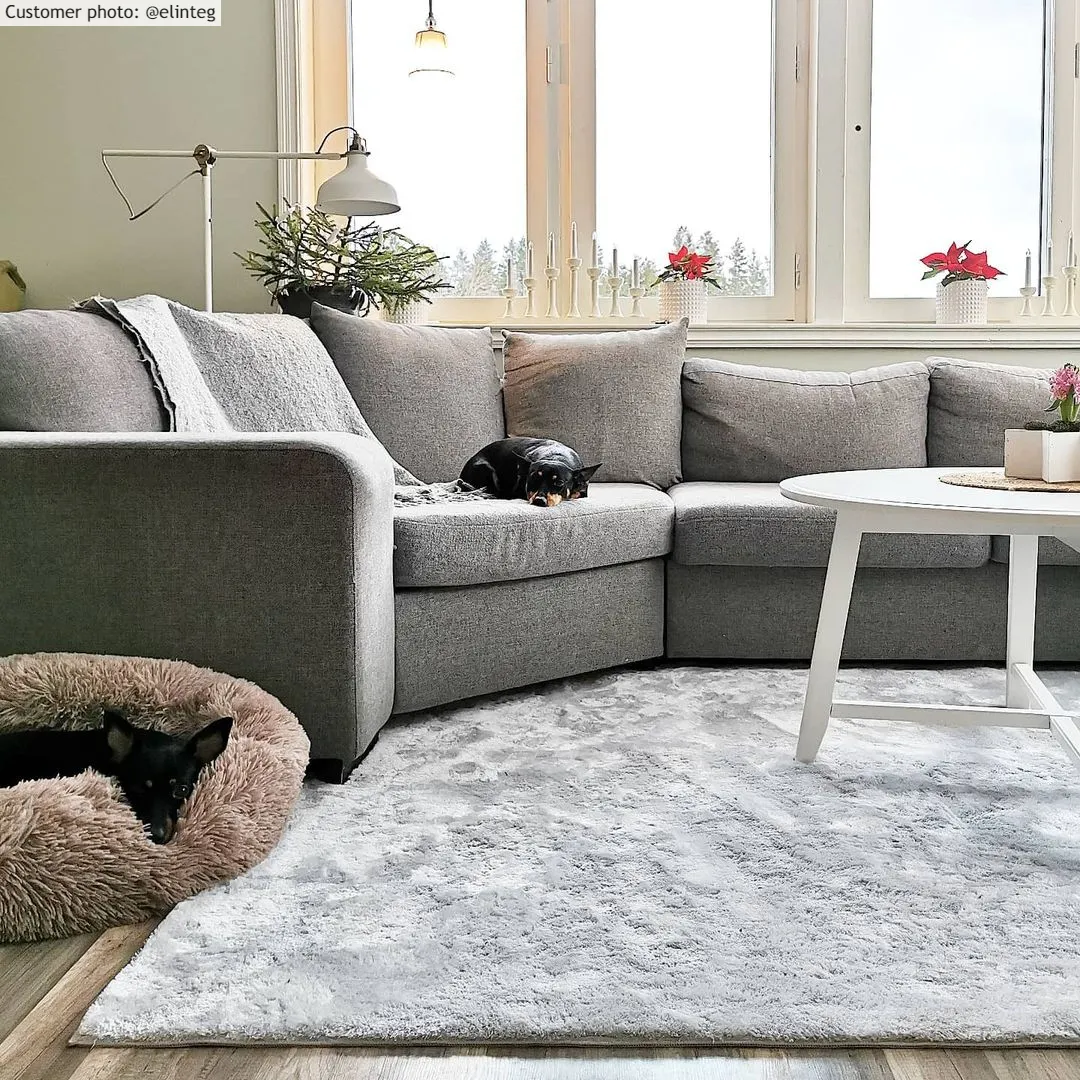 Tapis moelleux - Aranga Super Soft Fur (gris)