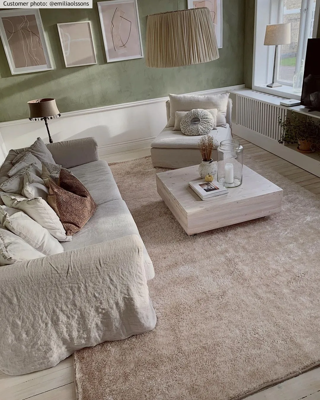 Tapis à poils longs - Cosy (beige)