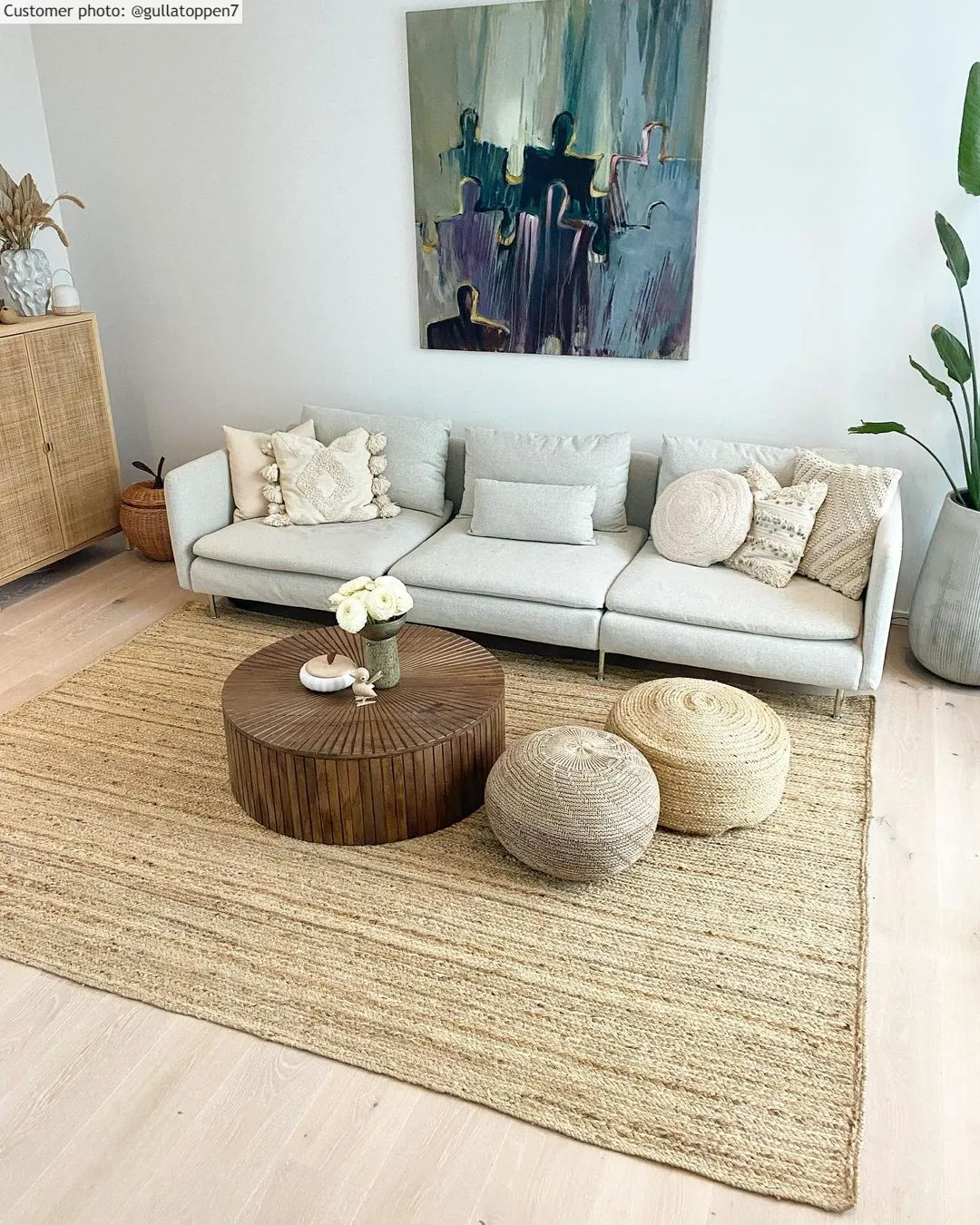 Tapis en jute - Flätan (jute)