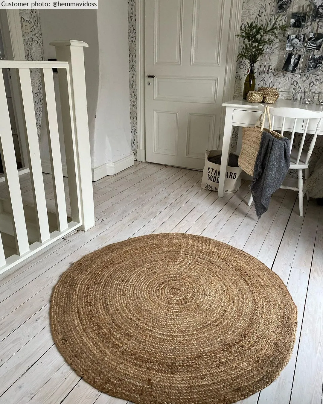 Tapis ronds - La tresse (jute)