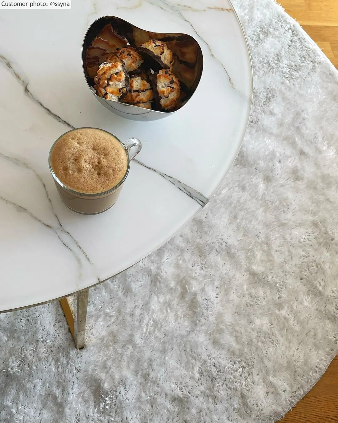 Tapis ronds - Cosy (blanc)