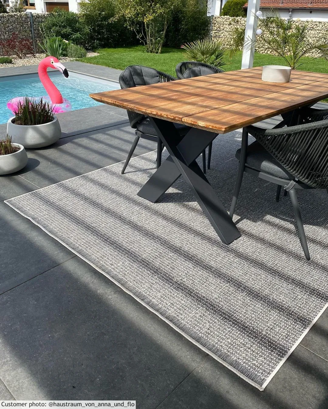 Tapis Intérieurs/Extérieurs - Tromsø (argent)
