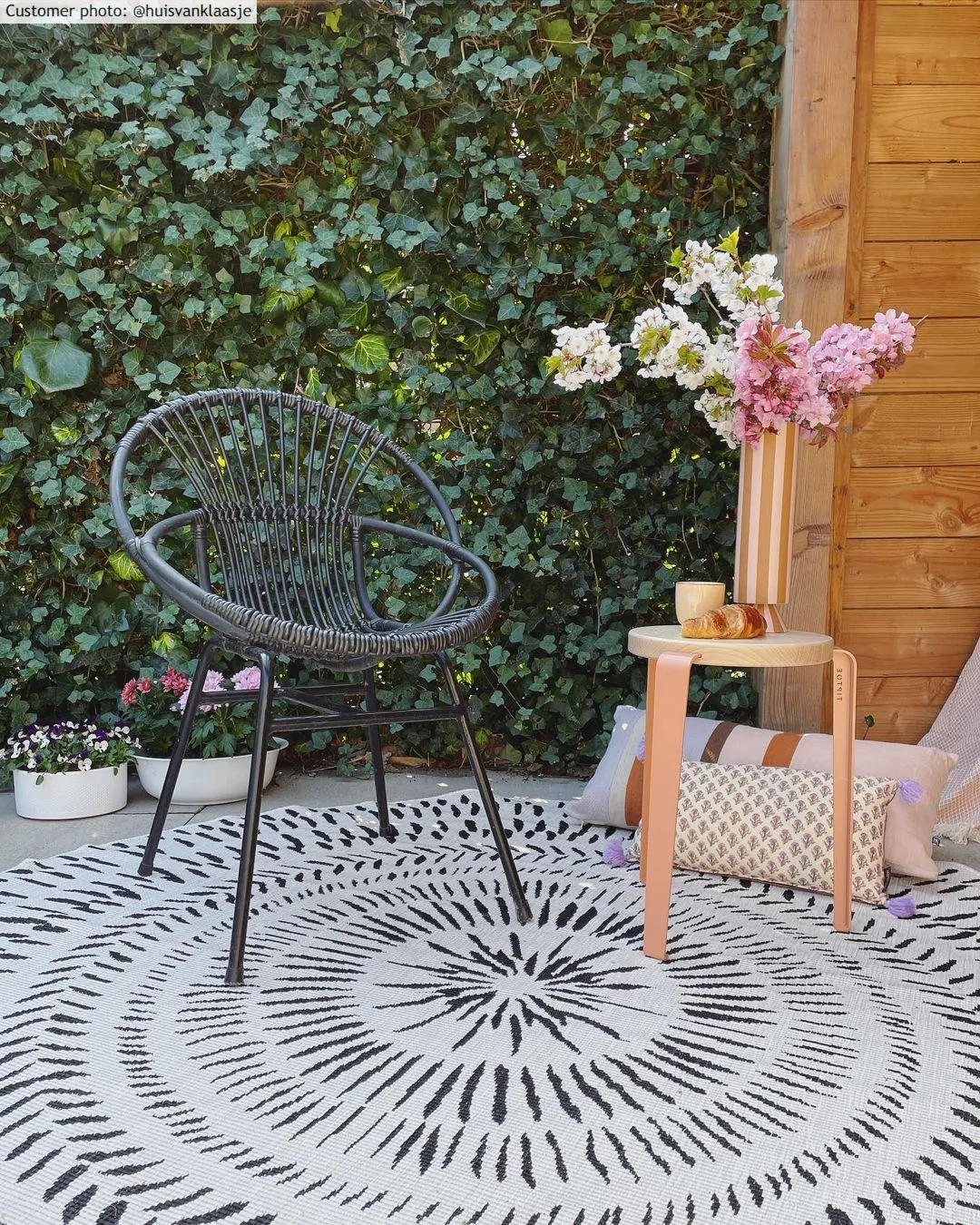 Tapis rond - Brussels Night (gris)