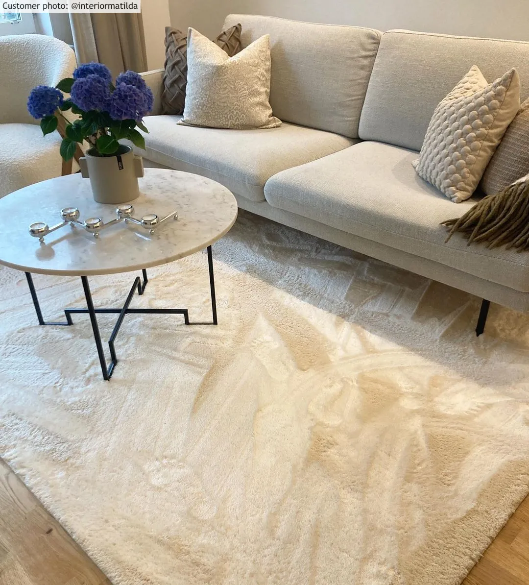 Tapis moelleux - Aranga Super Soft Fur (beige)