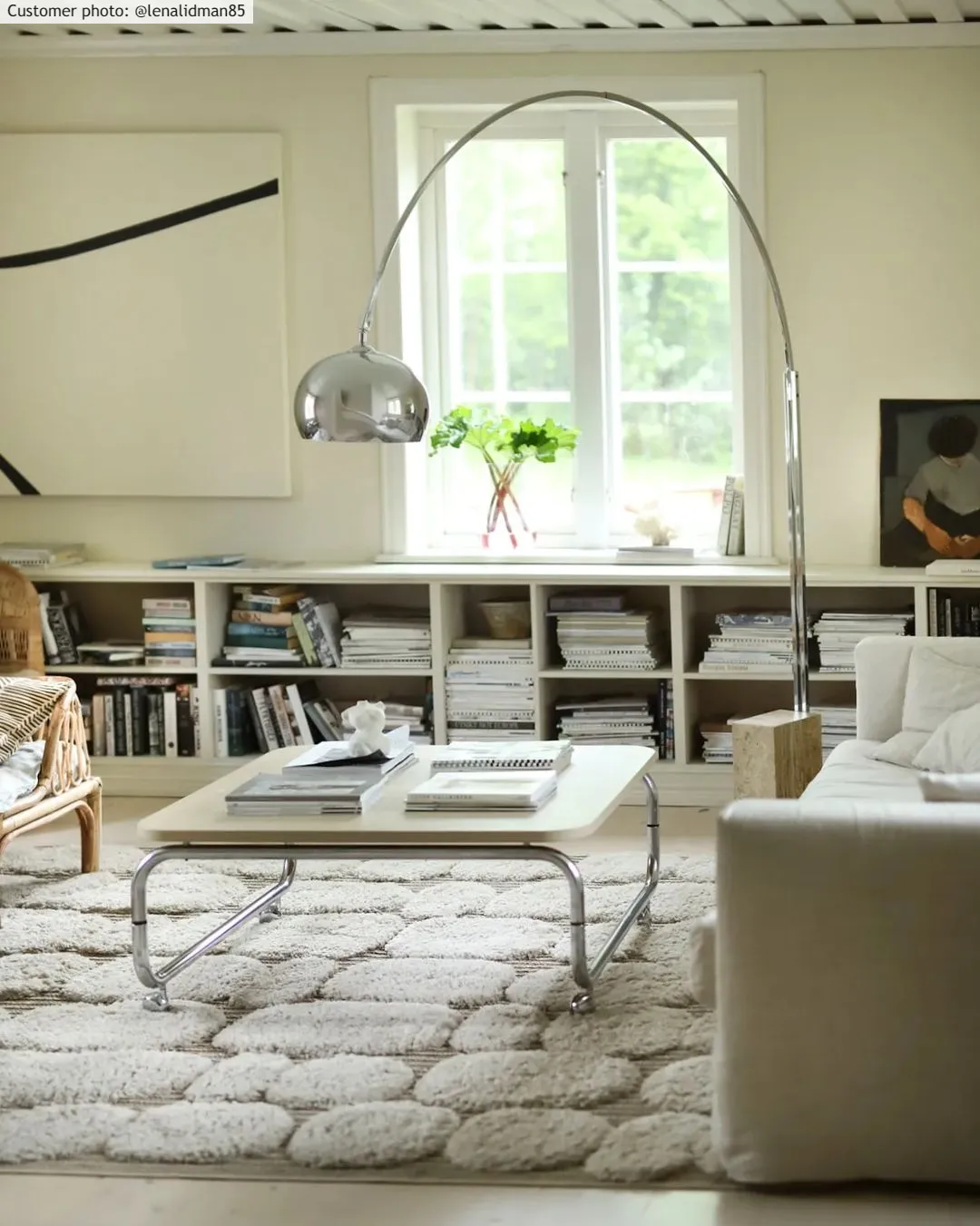 Tapis à poils longs - Fondi (beige)
