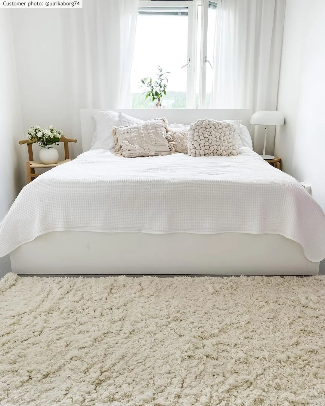 Tapis en laine - Aliste Wool Shaggy (blanc neige)